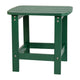 Green |#| Indoor/Outdoor Adirondack Style Side Table and 2 Chair Set in Green