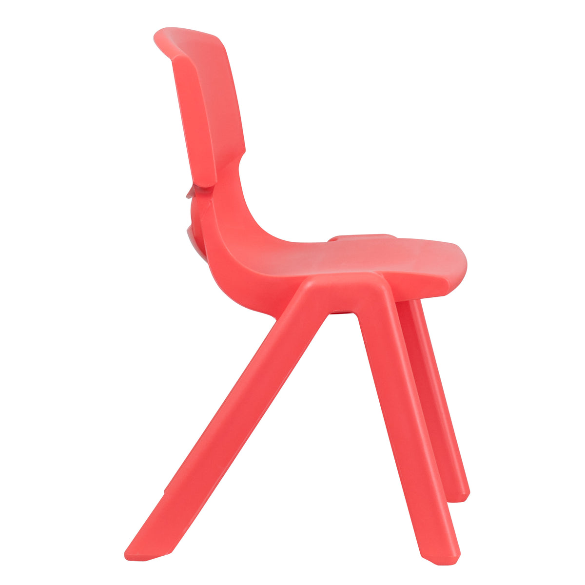 Red |#| 2 Pack Red Plastic Stackable School Chair with 15.5inchH Seat