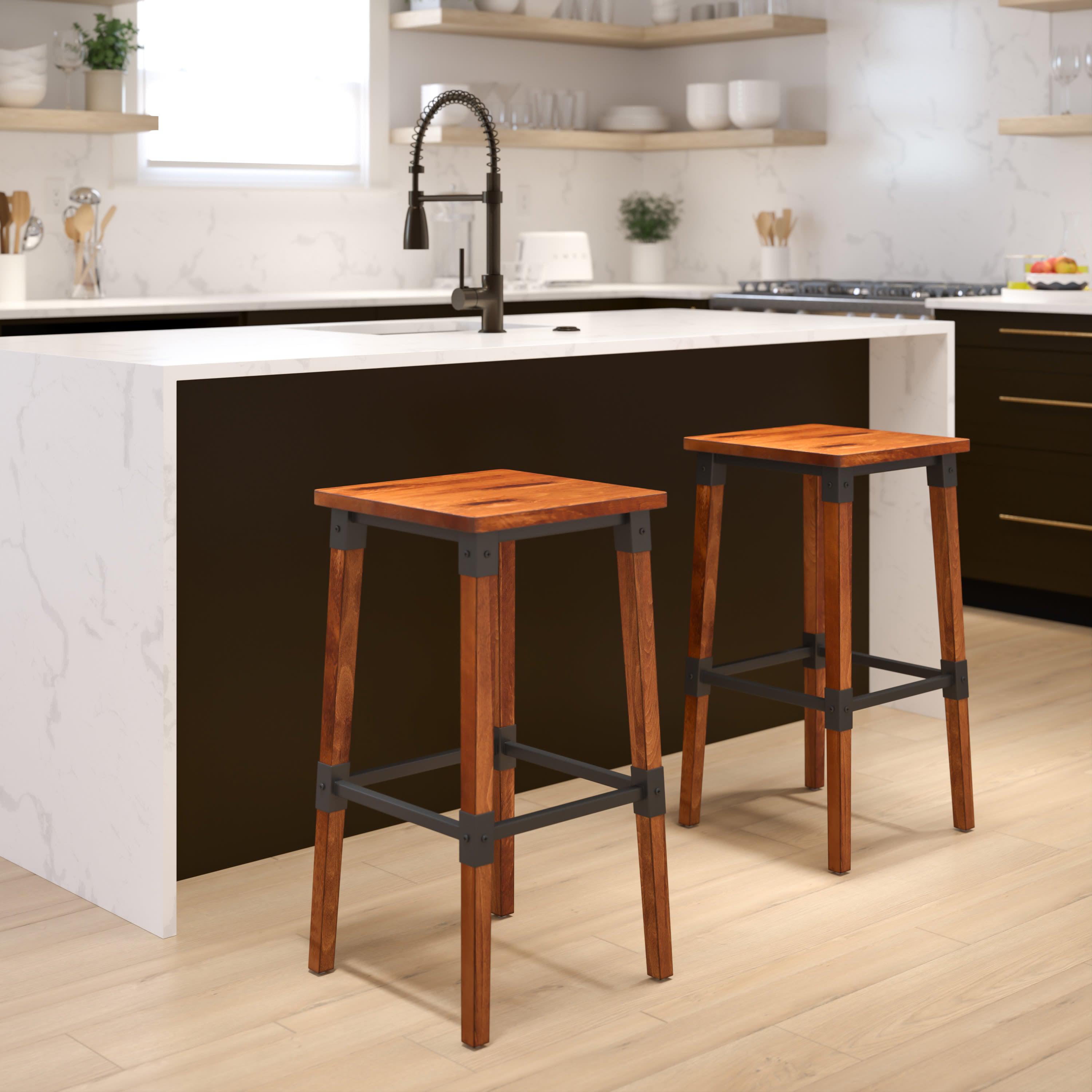 BizChair Backless Barstool - Thumbnail 3