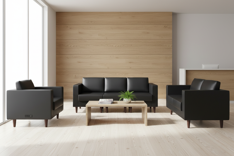 3 PC Commercial Seating Set – Corporate Reception Area
