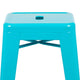 Teal |#| 4 Pack 30inch High Metal Indoor Bar Stool - Stackable Stool, Teal