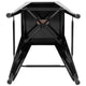 Black |#| 4 Pack 30inch High Metal Indoor Bar Stool - Stackable Stool, Black