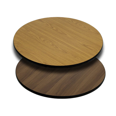 30" Round Table Top with Reversible Laminate Top - View 1