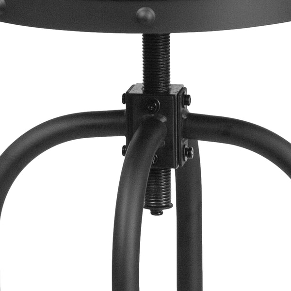 30inch Barstool with Swivel Lift Black LeatherSoft Seat - Kitchen Furniture