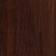 Walnut |#| 30inch Square High-Gloss Walnut Resin Table Top with 2inch Thick Drop-Lip