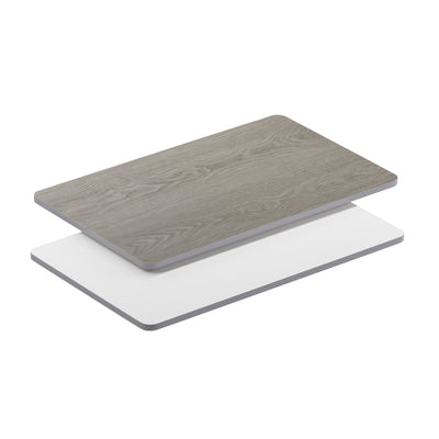 30" x 48" Rectangular Table Top with Reversible Laminate Top - View 1