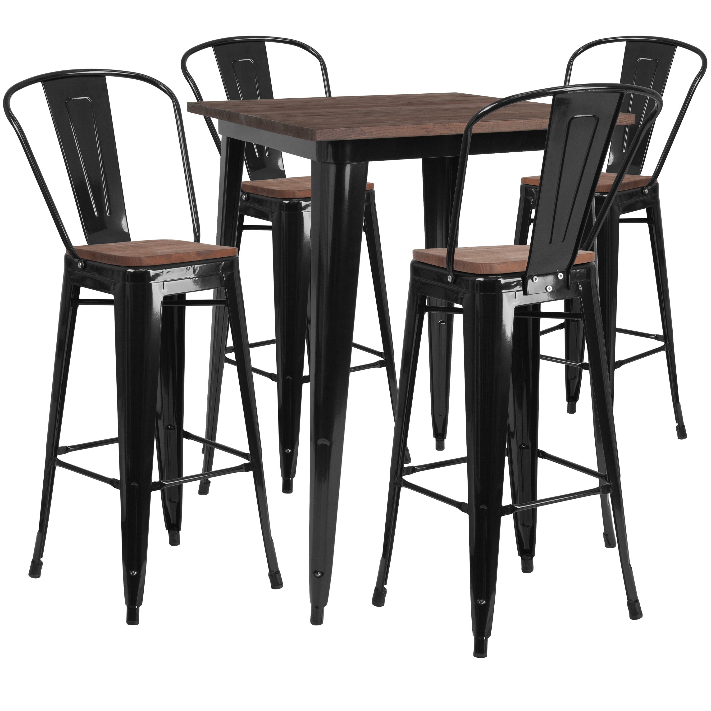 Square metal bar 2025 stools