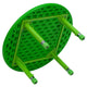 Green |#| 33inch Round Green Plastic Height Adjustable Activity Table