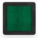 Black/Green |#| Black 34.5" Square 4-Player Folding Card Table with Gray Felt and Cup Holders