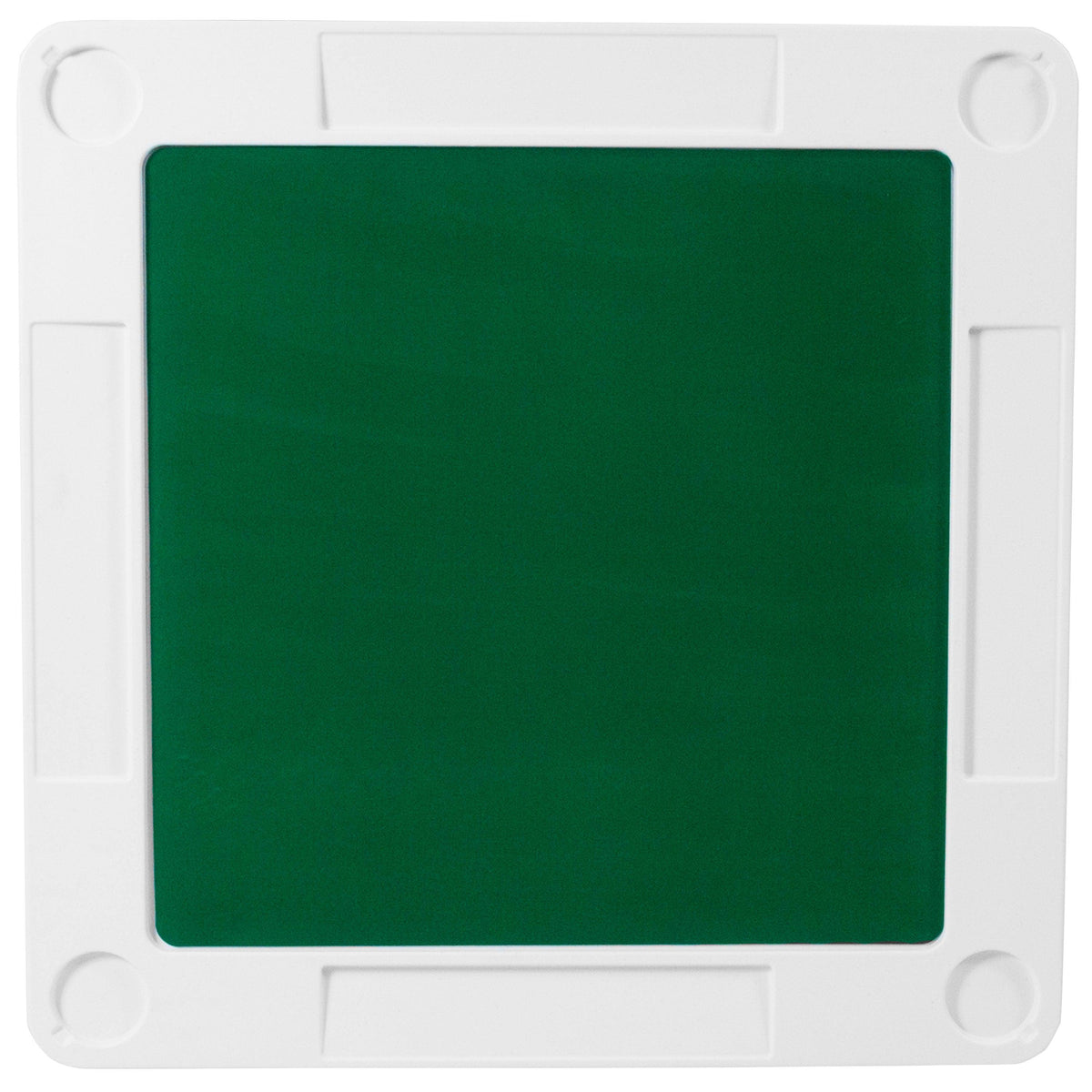 34.5inch Square 4-Player Folding Card Game Table with Green Felt and Cup Holders