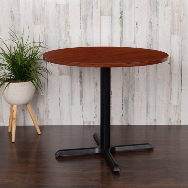 Cherry |#| 36inch Round Multi-Purpose Conference Table in Cherry - Meeting Table for Office