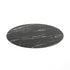 Black Faux Marble |#| Commercial 36" Round HPL Wrapped All-Weather Tabletop in Black Faux Marble