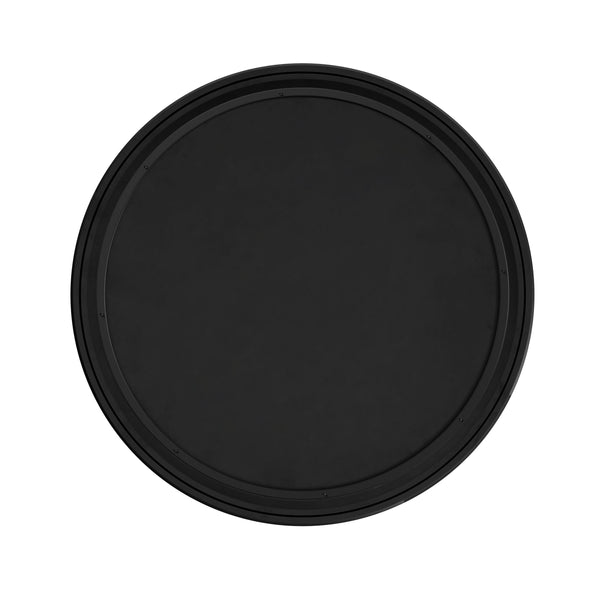 Gray Faux Concrete |#| Commercial 36" RD HPL Wrapped Scratch and Stain Resistant Tabletop-Faux Concrete