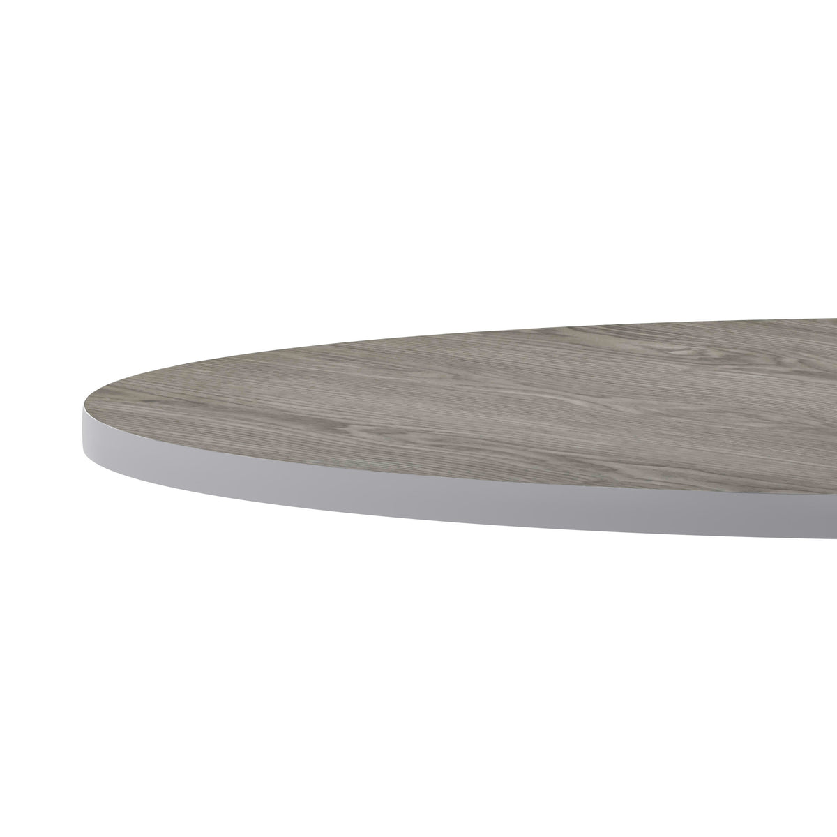 White/Gray |#| 36inch Round Table Top with White or Gray Reversible Laminate Top