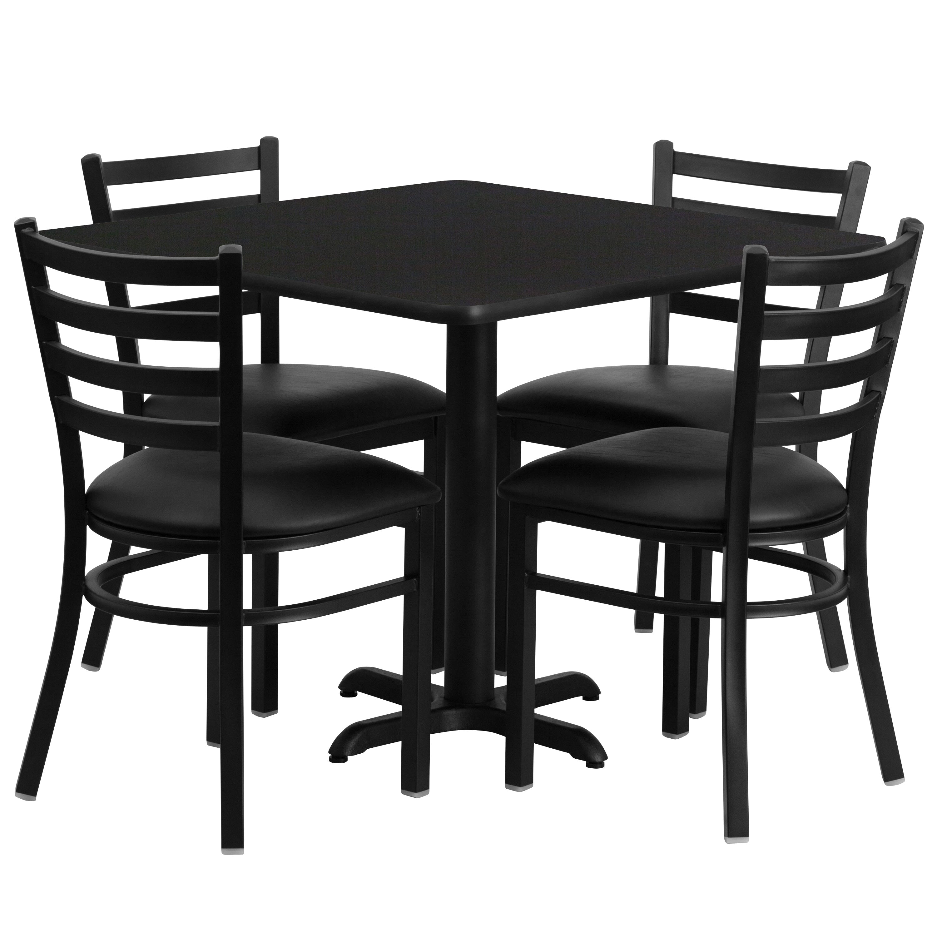 36SQ Laminate Table Set REST 36SQ 4LADXBAS BizChair