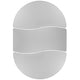 Grey |#| 3 Piece Mobile 86inch Oval Wave Flexible Grey Adjustable Activity Table Set