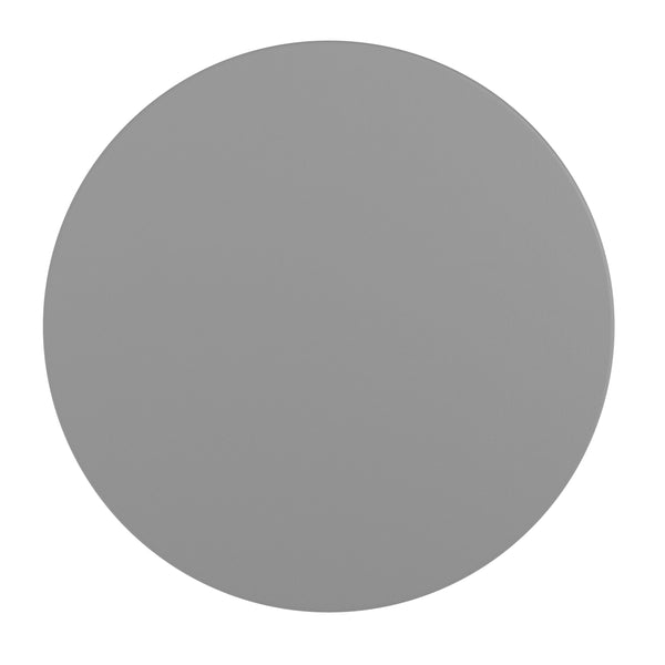 Gray |#| 4FT. Round Granite Dark Gray Plastic Folding Table-Banquet / Event Folding Table