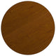 Oak |#| 42inch Round Oak HP Laminate Activity Table - Standard Height Adjustable Legs