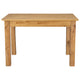 Light Natural |#| 46inch x 30inch Rectangular Light Natural Solid Pine Farm Dining Table