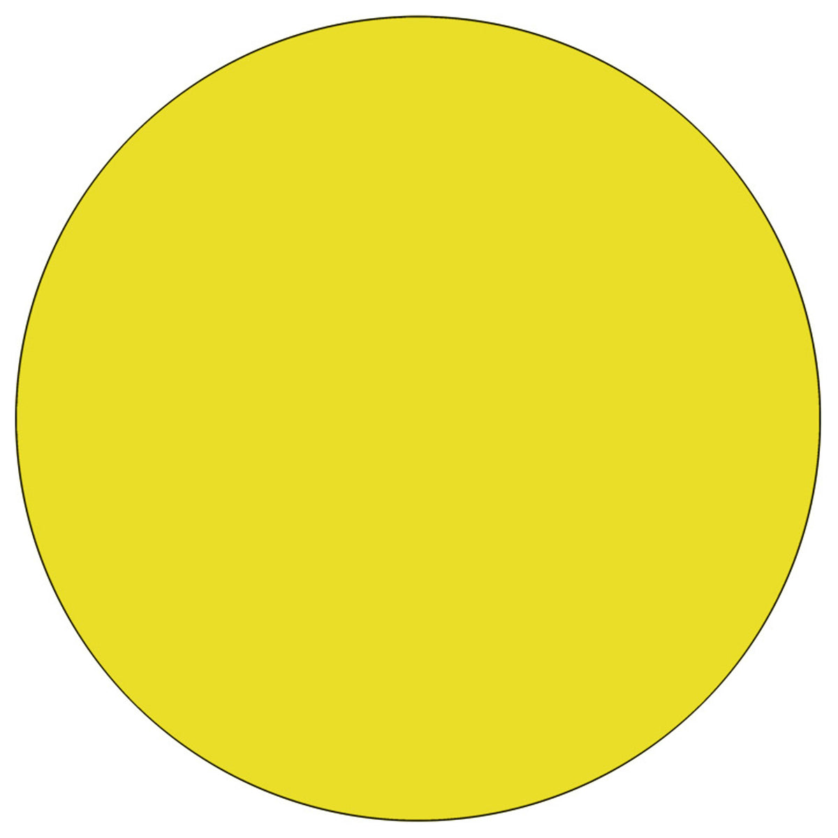 Yellow |#| 48inch Round Yellow HP Laminate Activity Table - Standard Height Adjustable Legs
