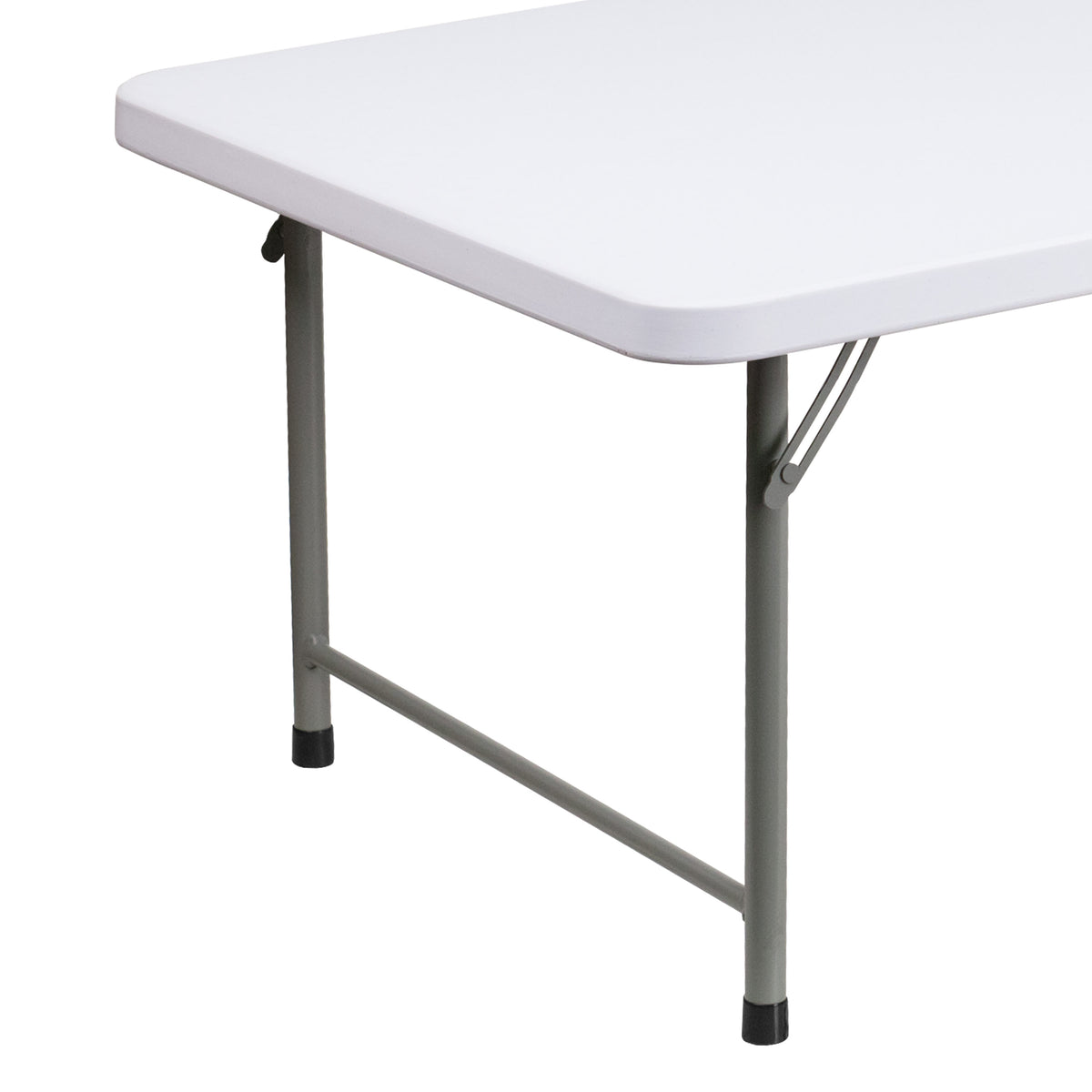 Granite White |#| 4.93-Foot Kid's Granite White Plastic Folding Activity Table - Play Table