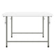 Granite White |#| 4.93-Foot Kid's Granite White Plastic Folding Activity Table - Play Table