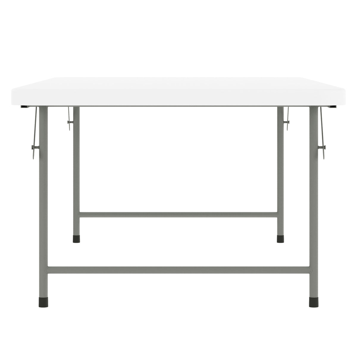 Granite White |#| 4.93-Foot Kid's Granite White Plastic Folding Activity Table - Play Table