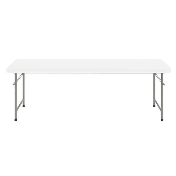 Granite White |#| 4.93-Foot Kid's Granite White Plastic Folding Activity Table - Play Table
