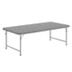 Granite Gray |#| 4.93-Foot Kid's Granite Gray Plastic Folding Activity Table - Play Table