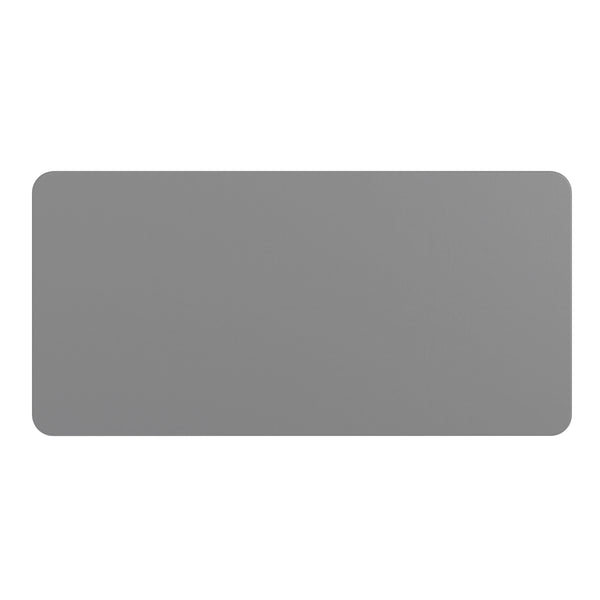 Granite Gray |#| 4.93-Foot Kid's Granite Gray Plastic Folding Activity Table - Play Table