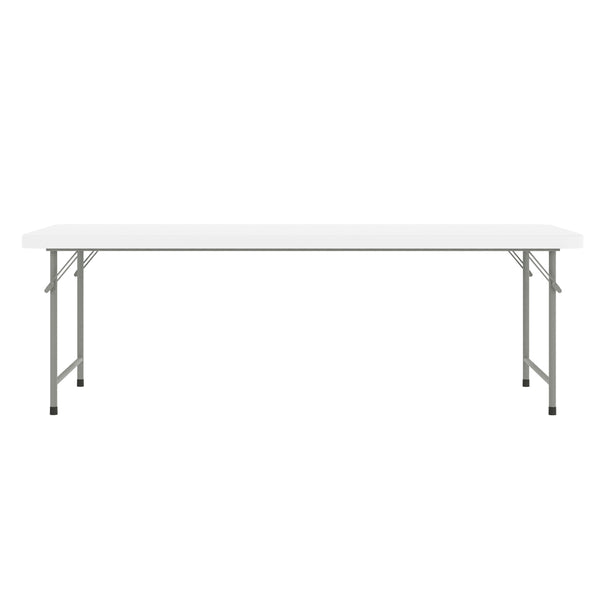 Granite White |#| 4.93-Foot Kid's Granite White Plastic Folding Activity Table - Play Table