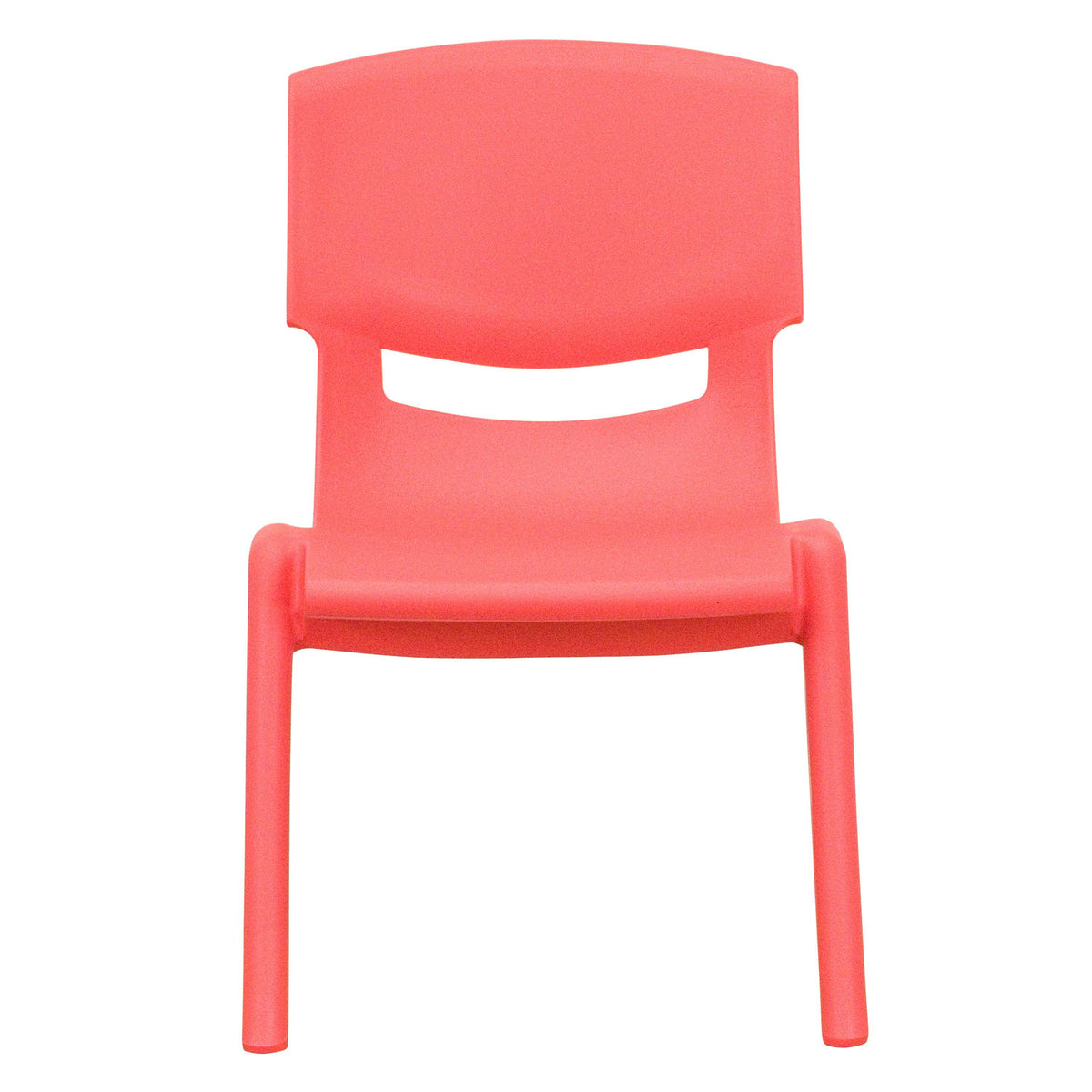 Red |#| 4 Pack Red Plastic Stackable School Chair with 10.5inchH Seat, Preschool Chair