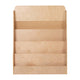 Commercial 4 Shelf Natural Birch and Poplar Plywood Book Display Stand for Kids