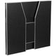 Black Marble |#| 4' White Laminate Foldable Bar - Portable Event Bar - Caterering/Bartendar Bar