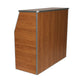 Maple Woodgrain |#| 4' Maple Laminate Foldable Portable Event Bar - Catering/Bartender Bar