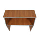 Maple Woodgrain |#| 4' Maple Laminate Foldable Portable Event Bar - Catering/Bartender Bar