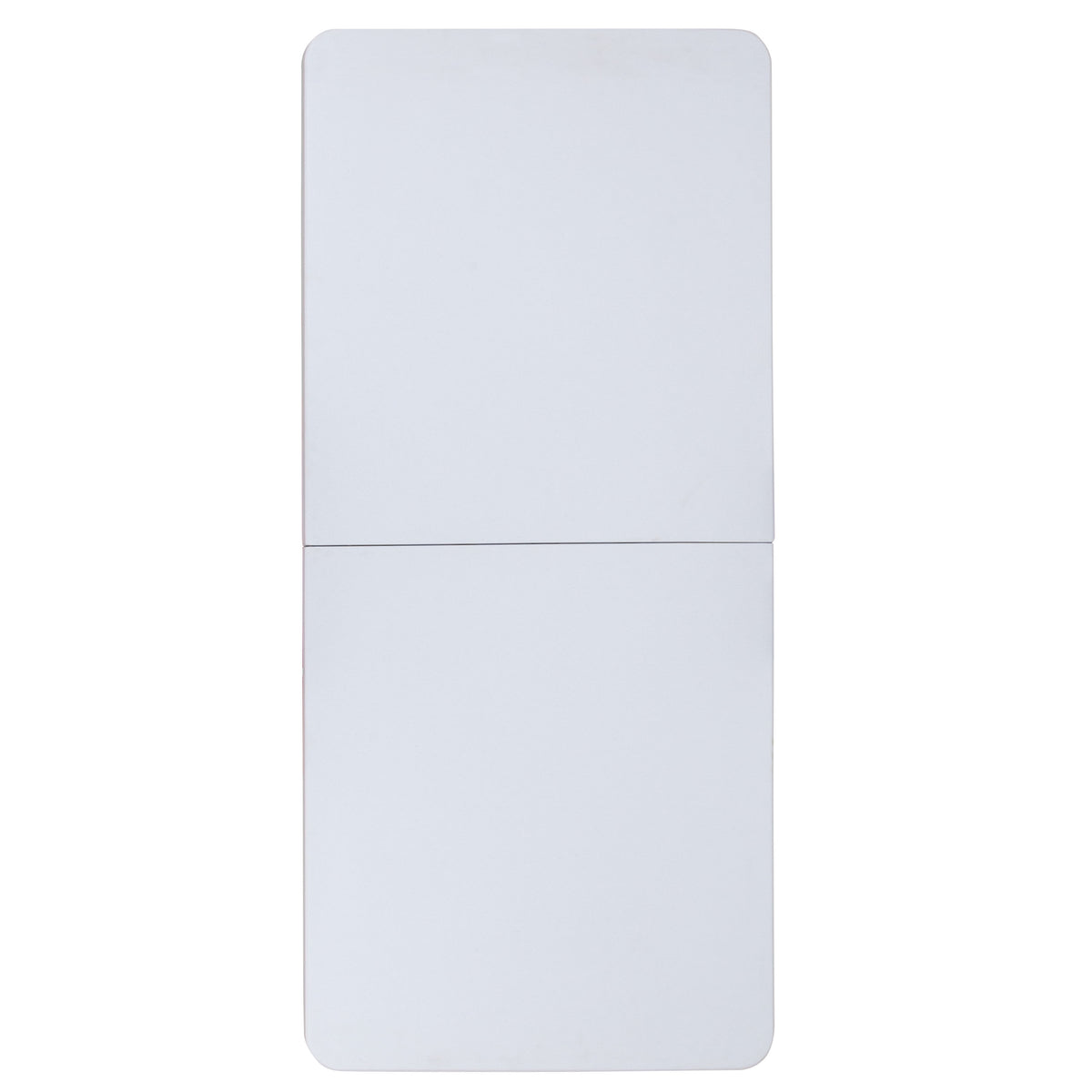 5-Foot Height Adjustable Bi-Fold Granite White Plastic Folding Table with Handle