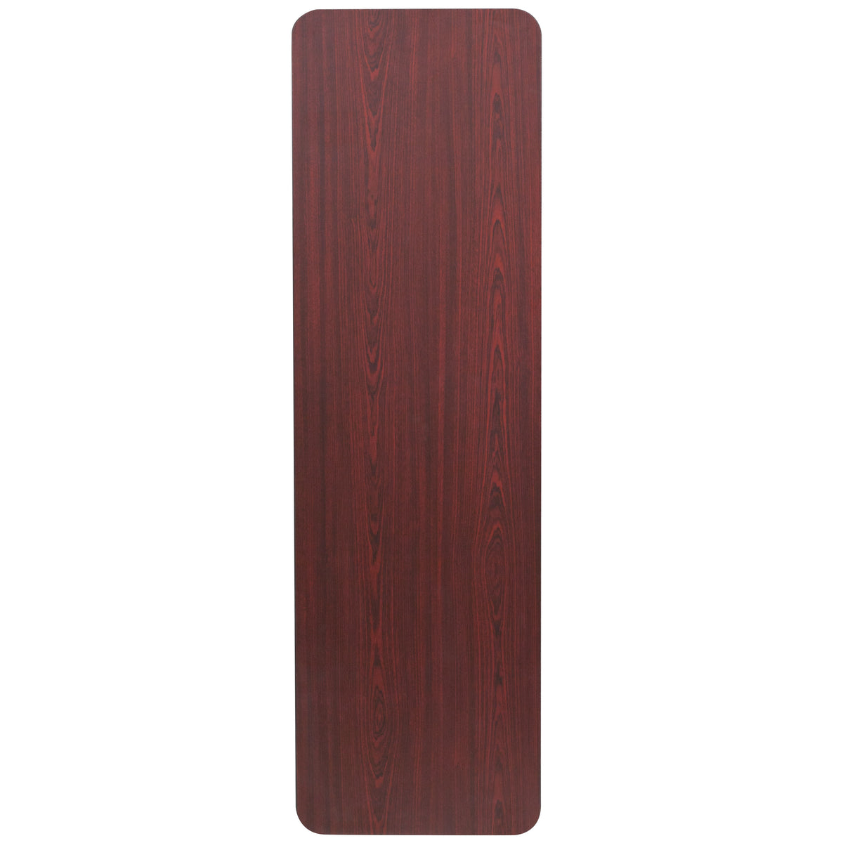 5-Foot High Pressure Mahogany Laminate Folding Training Table