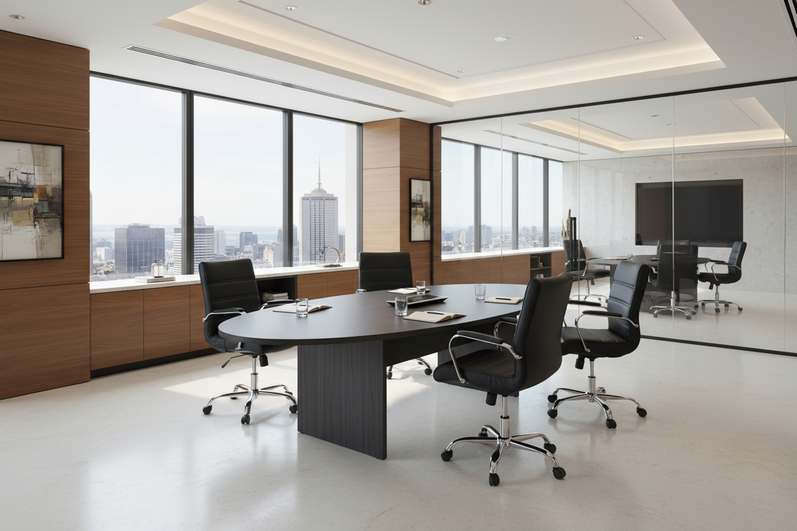 Bizchair-5-piece-oval-conference-table-set-executive-boardroom