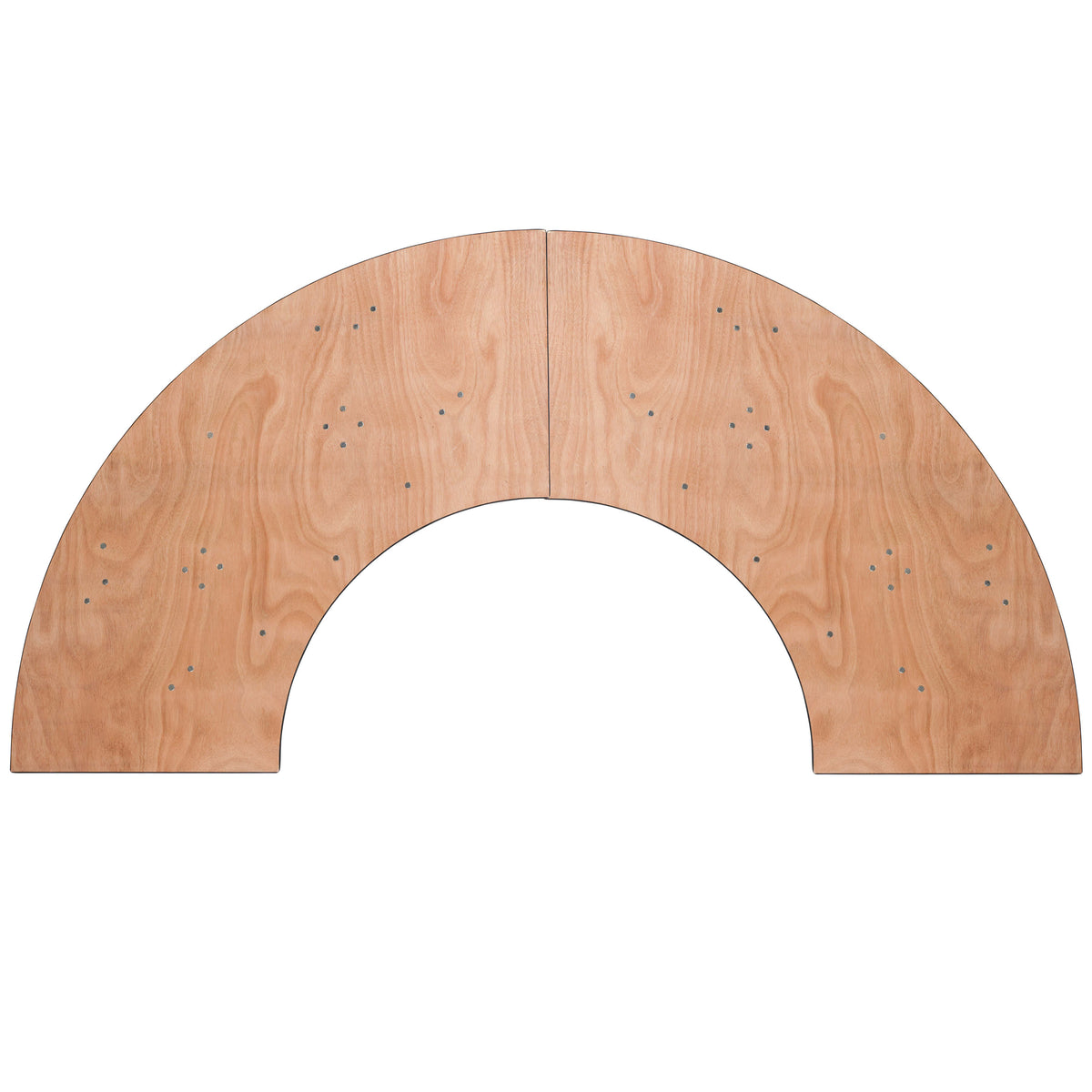 5.5 ft. x 2 ft. Serpentine Wood Folding Banquet and Hospitality Table