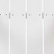 White |#| Star and Moon Fire Pit with Mesh Cover & 4 White Poly Resin Adirondack Chairs
