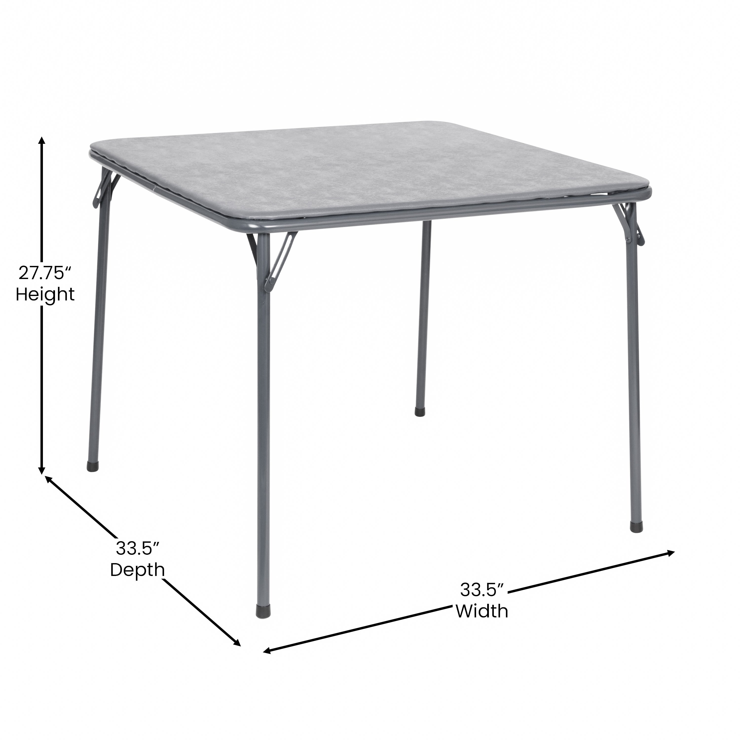 5 piece black folding card table best sale and chair set