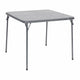 Gray |#| 5 Piece Gray Folding Card Table and Chair Set with Upholstered Table Top