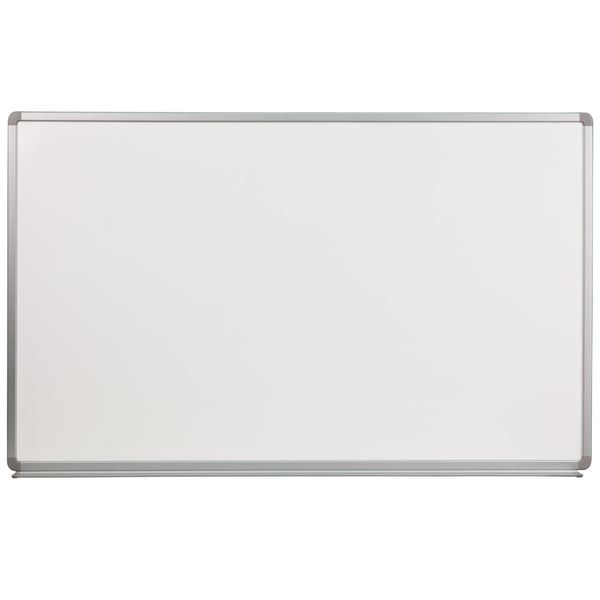 5' W x 3' H Porcelain Magnetic Marker Board with Galvanized Aluminum Frame