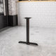 5inch x 22inch Restaurant Table T-Base with 3inch Dia. Table Height Column