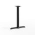 Black |#| 5" x 22" Restaurant Table T-Base with 3" Dia. Table Height Column