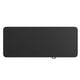 Black |#| 6-Foot Bi-Fold Granite Black Plastic Folding Table with Carrying Handle
