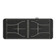 Black |#| 6-Foot Bi-Fold Granite Black Plastic Folding Table with Carrying Handle