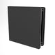 Black |#| 6-Foot Bi-Fold Granite Black Plastic Folding Table with Carrying Handle