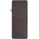 6-Foot Bi-Fold Brown Rattan Plastic Folding Table with Handle - Event Table